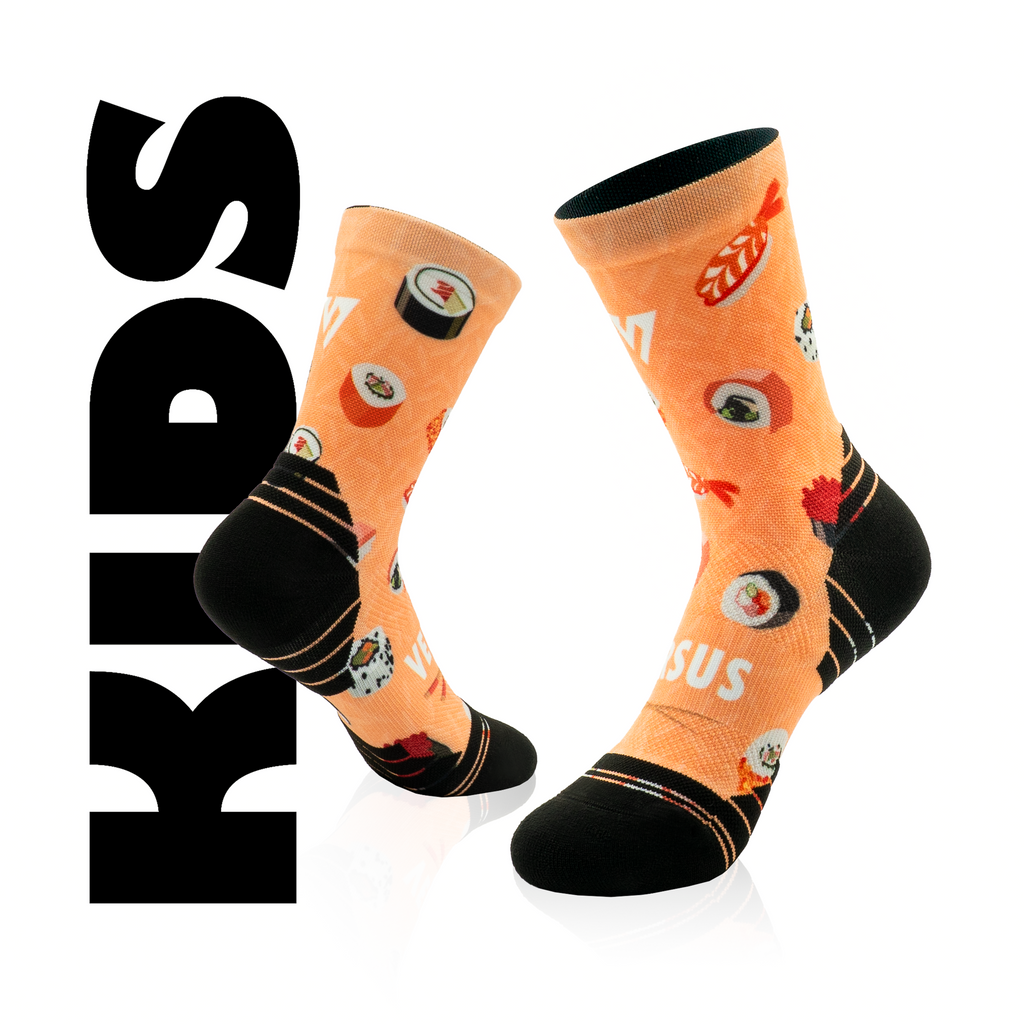 Sushi KIDS Active Crew Socks – Versus Socks