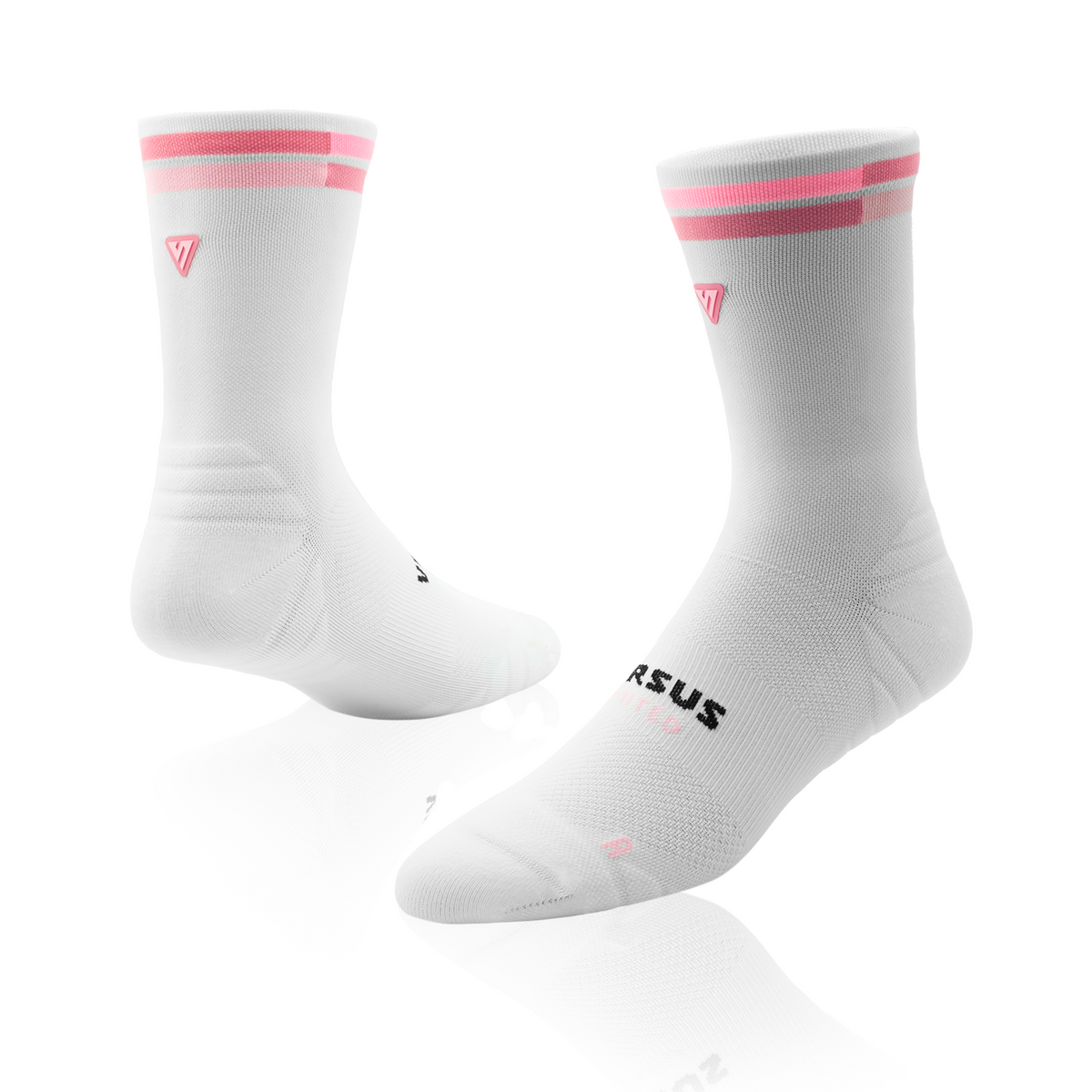 Pink Flux Limited Edition Active Crew Tab Socks