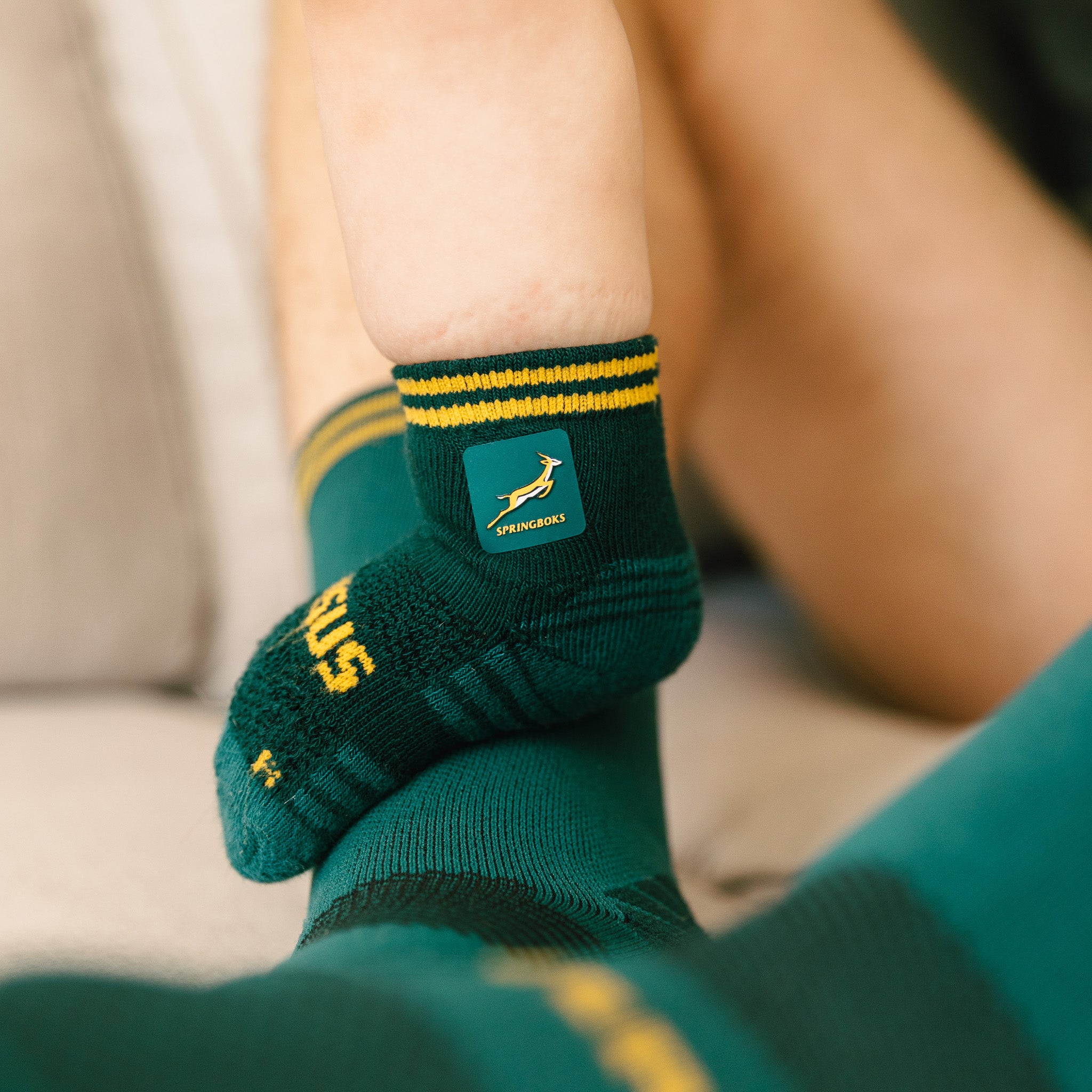 Springboks Baby Socks