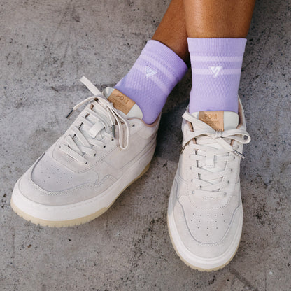 Lilac Lifestyle Quarter Socks