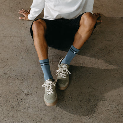 Smokey Blue Lifestyle Crew Socks