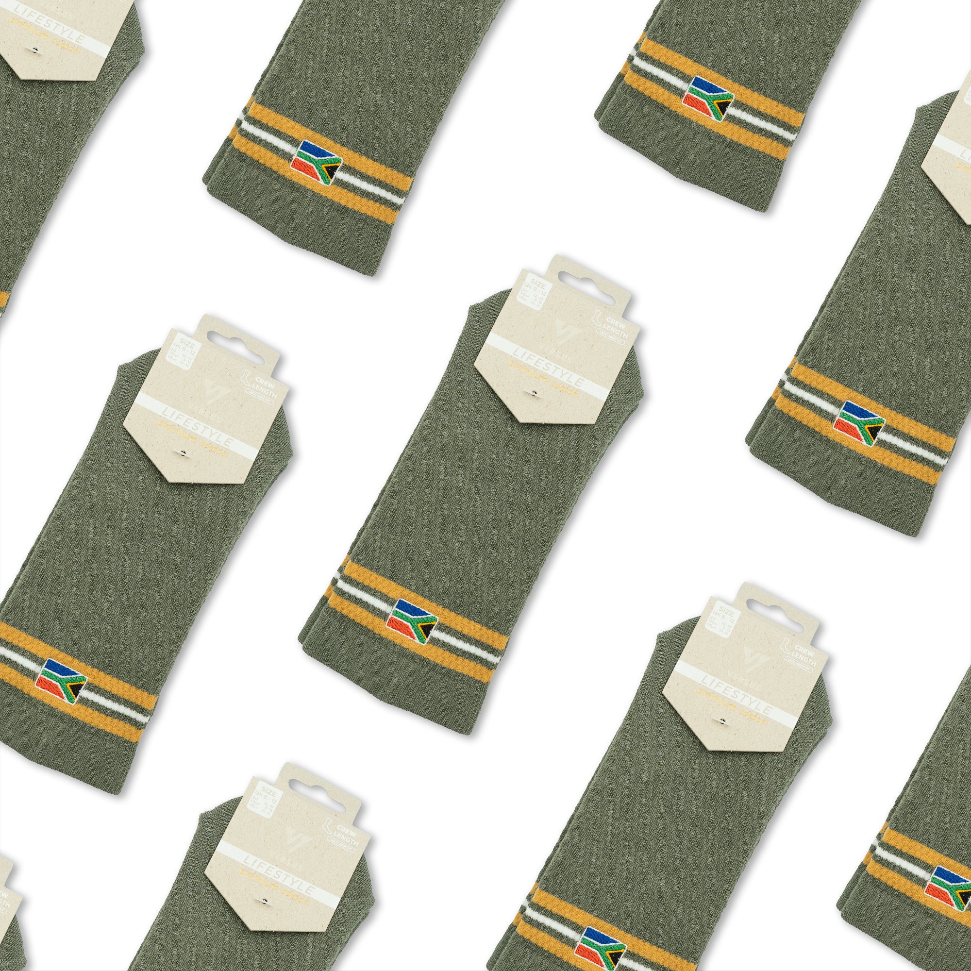 SA Supporter Lifestyle Crew Socks