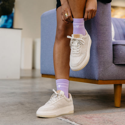 Lilac Lifestyle Quarter Socks