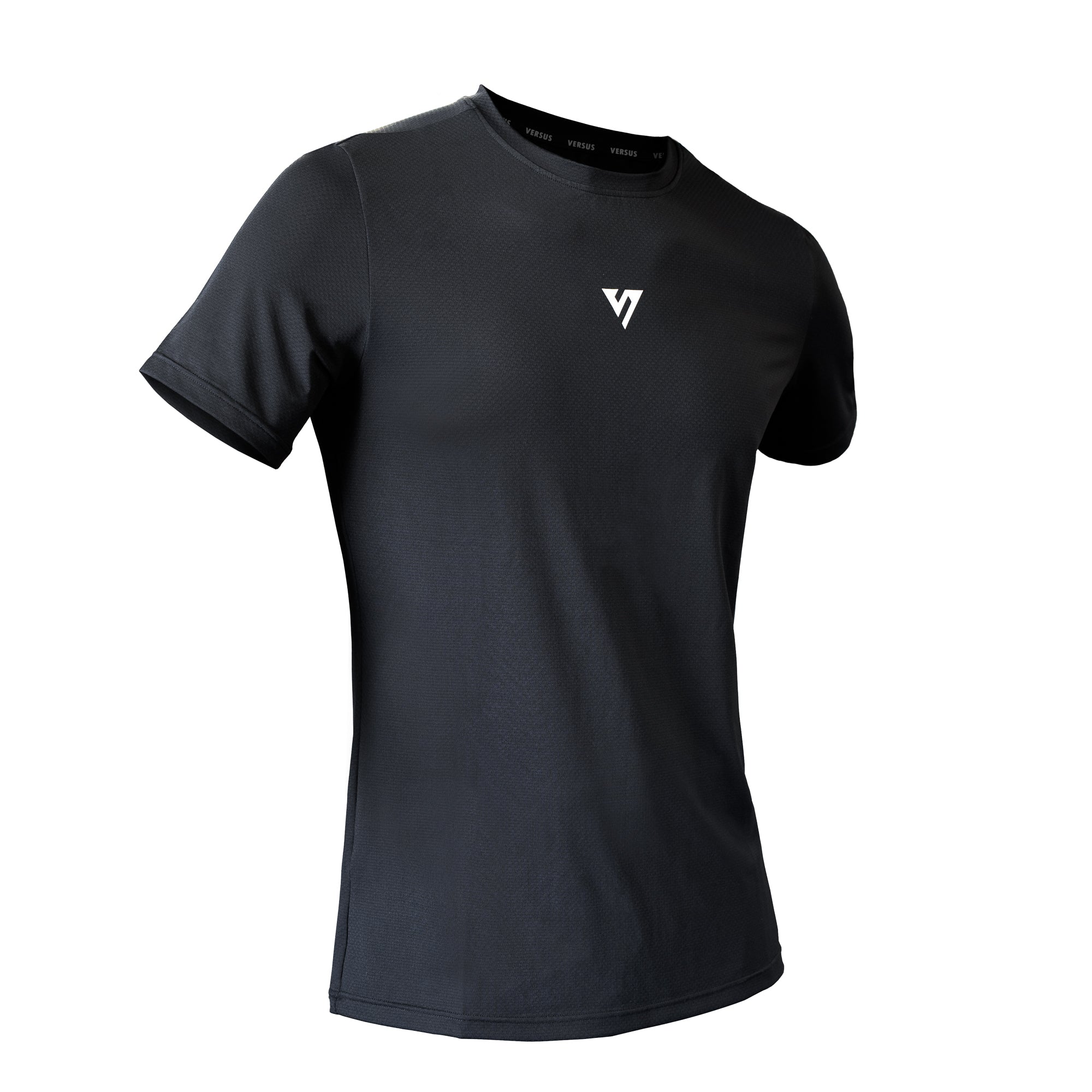 VERSUS - VERSUS  ブラックTシャツ  oo154 Versus Team Collection Running Shirt Mens – Versus Socks