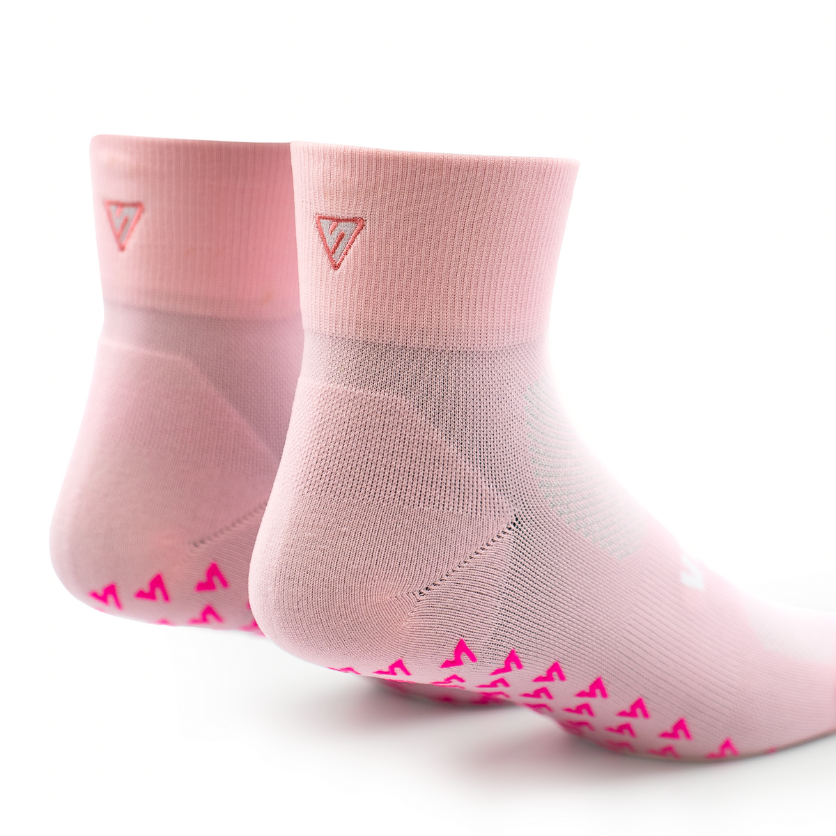 Blush Pilates Quarter Grip Socks