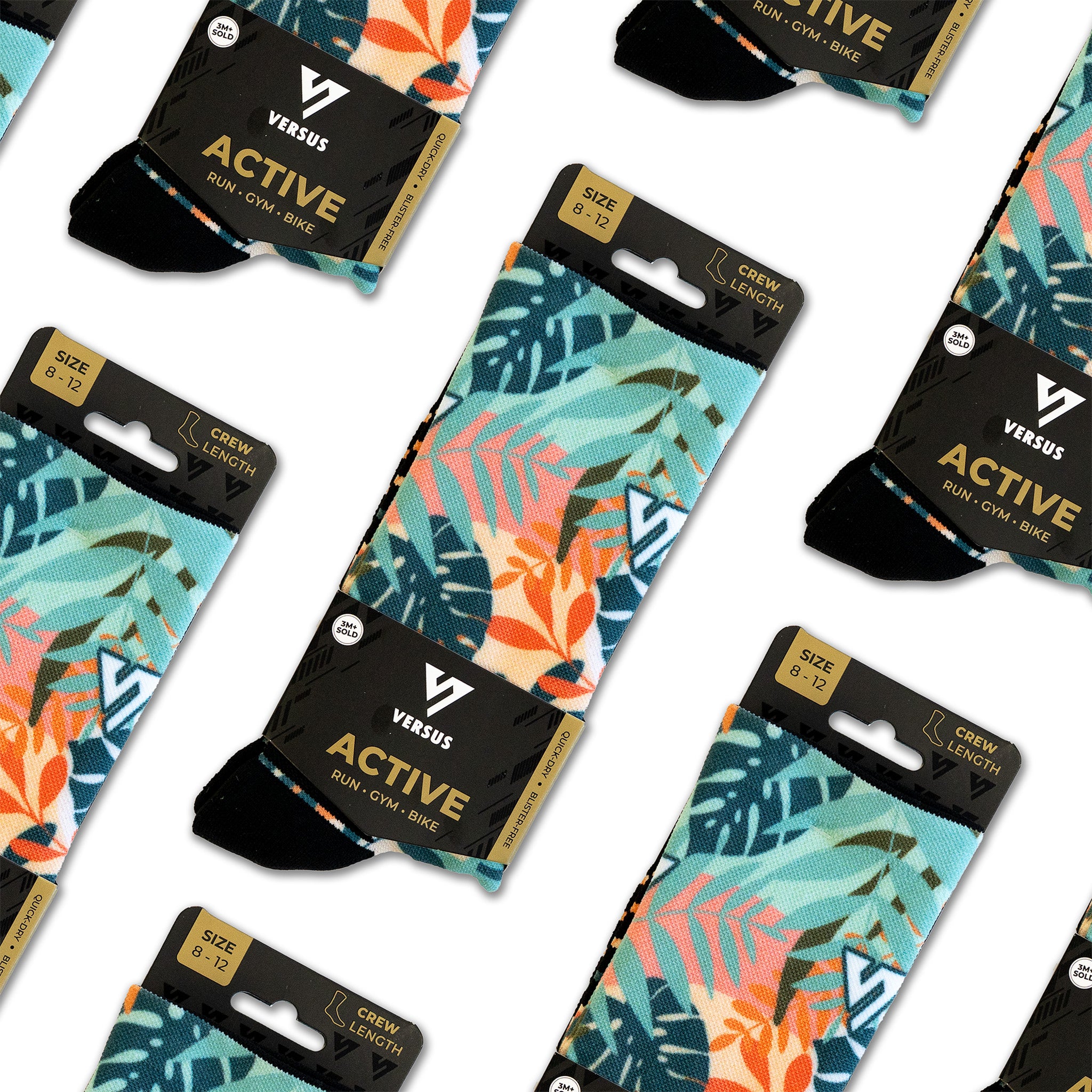 Tropical Active Crew Socks