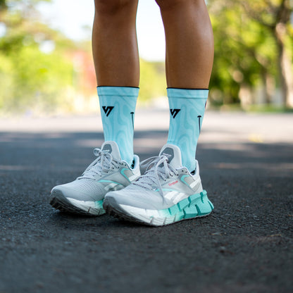Bubblegum Smile Active Crew Socks