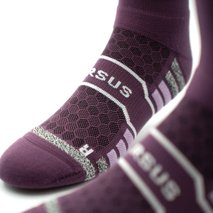 Midnight Plum Trail Running Socks