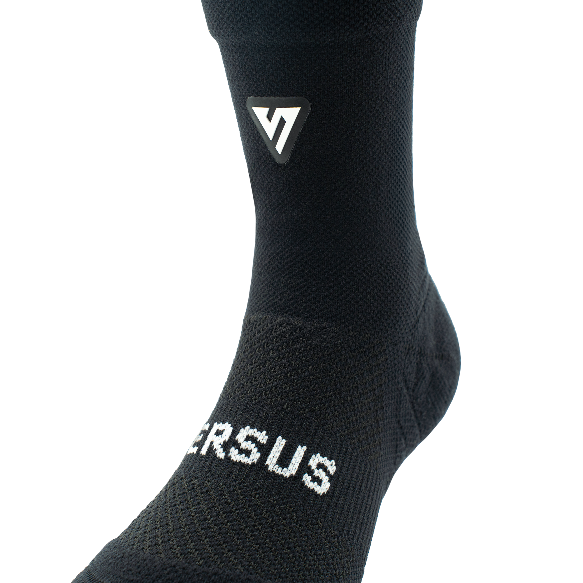 Classic Black Toddler Active Crew Tab Socks
