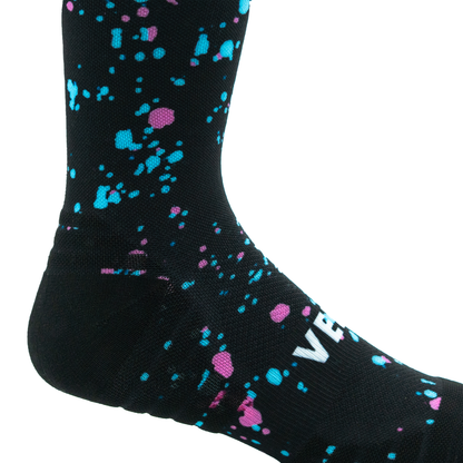 Duo Splatter Active Crew Socks