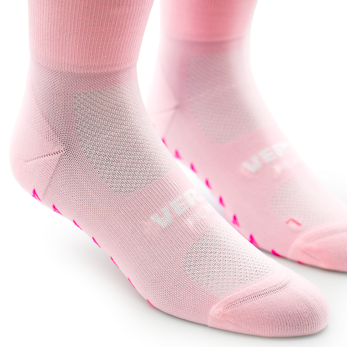 Blush Pilates Quarter Grip Socks
