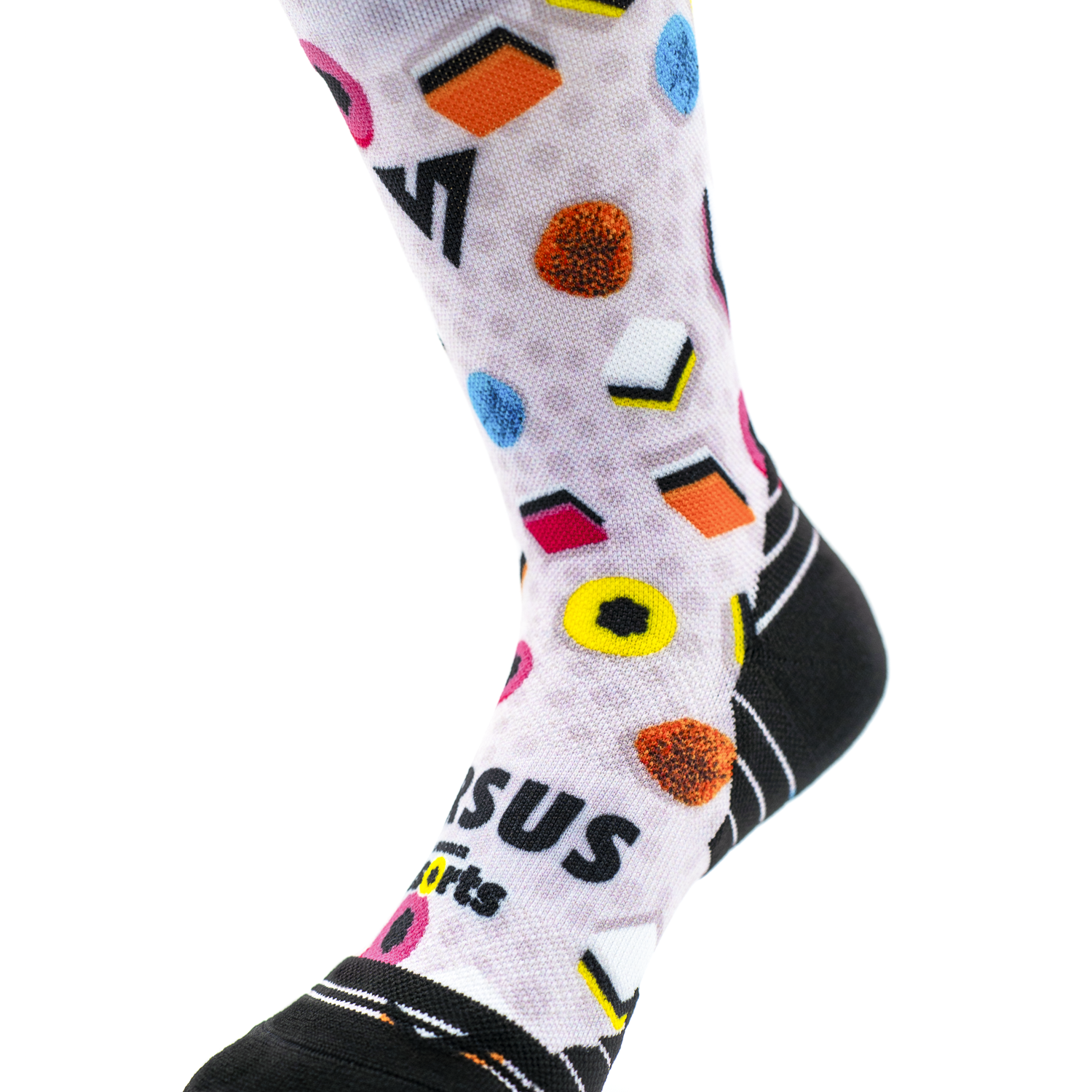 Allsorts Liquorice KIDS 2.0 Active Crew Socks