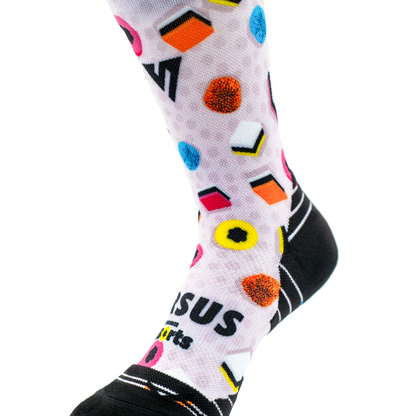 Allsorts Liquorice KIDS 2.0 Active Crew Socks