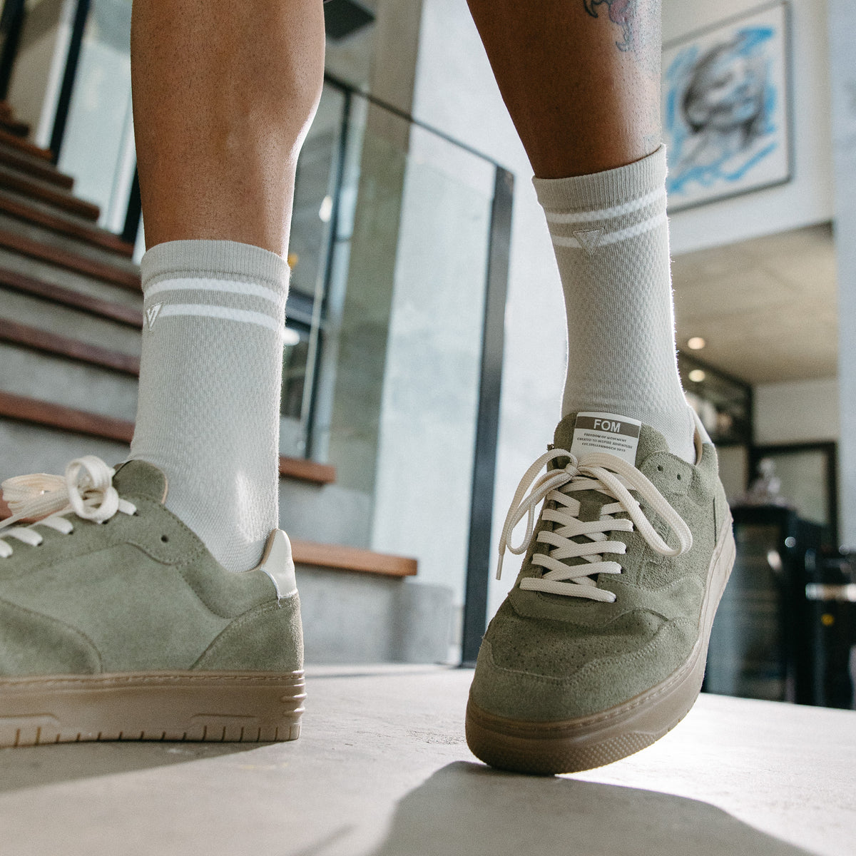Sand Lifestyle Crew Socks
