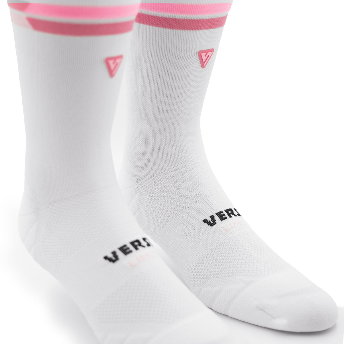 Pink Flux Limited Edition Active Crew Tab Socks