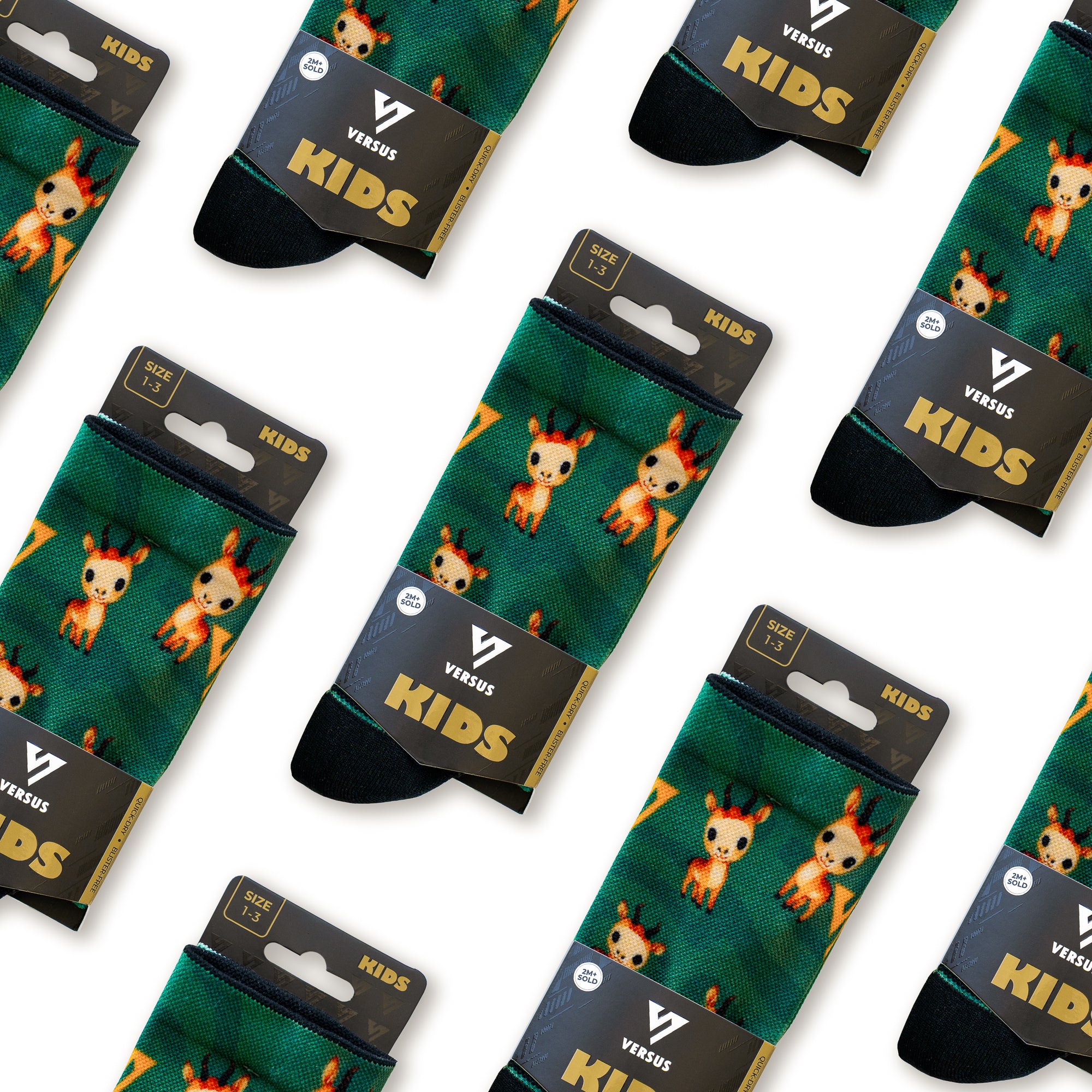 Springbokkie KIDS Active Crew Socks