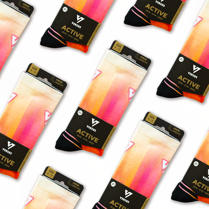 Sunset Sorbet Active Crew Socks