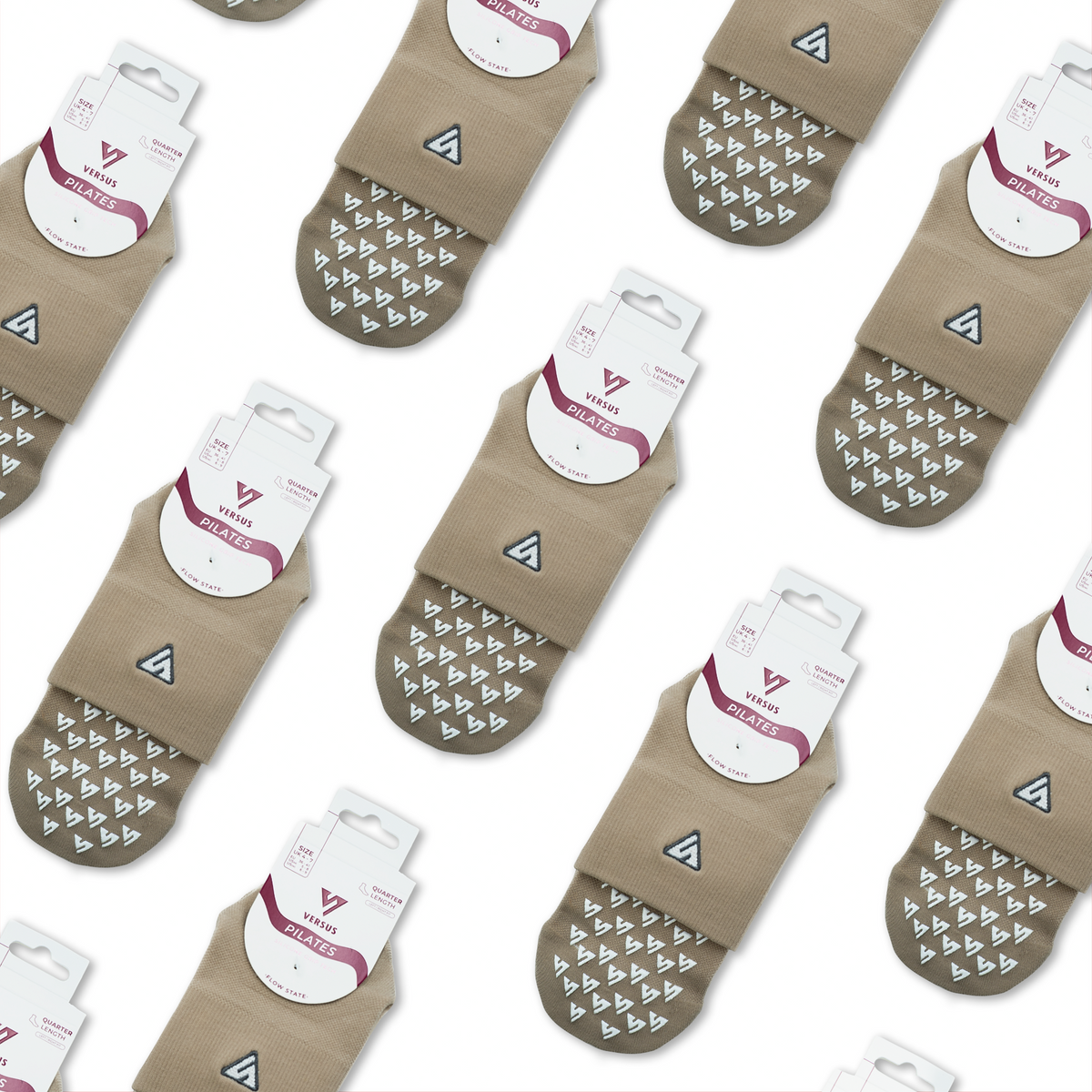 Latte Pilates Quarter Grip Socks
