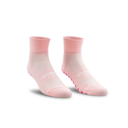 Blush Pilates Quarter Grip Socks