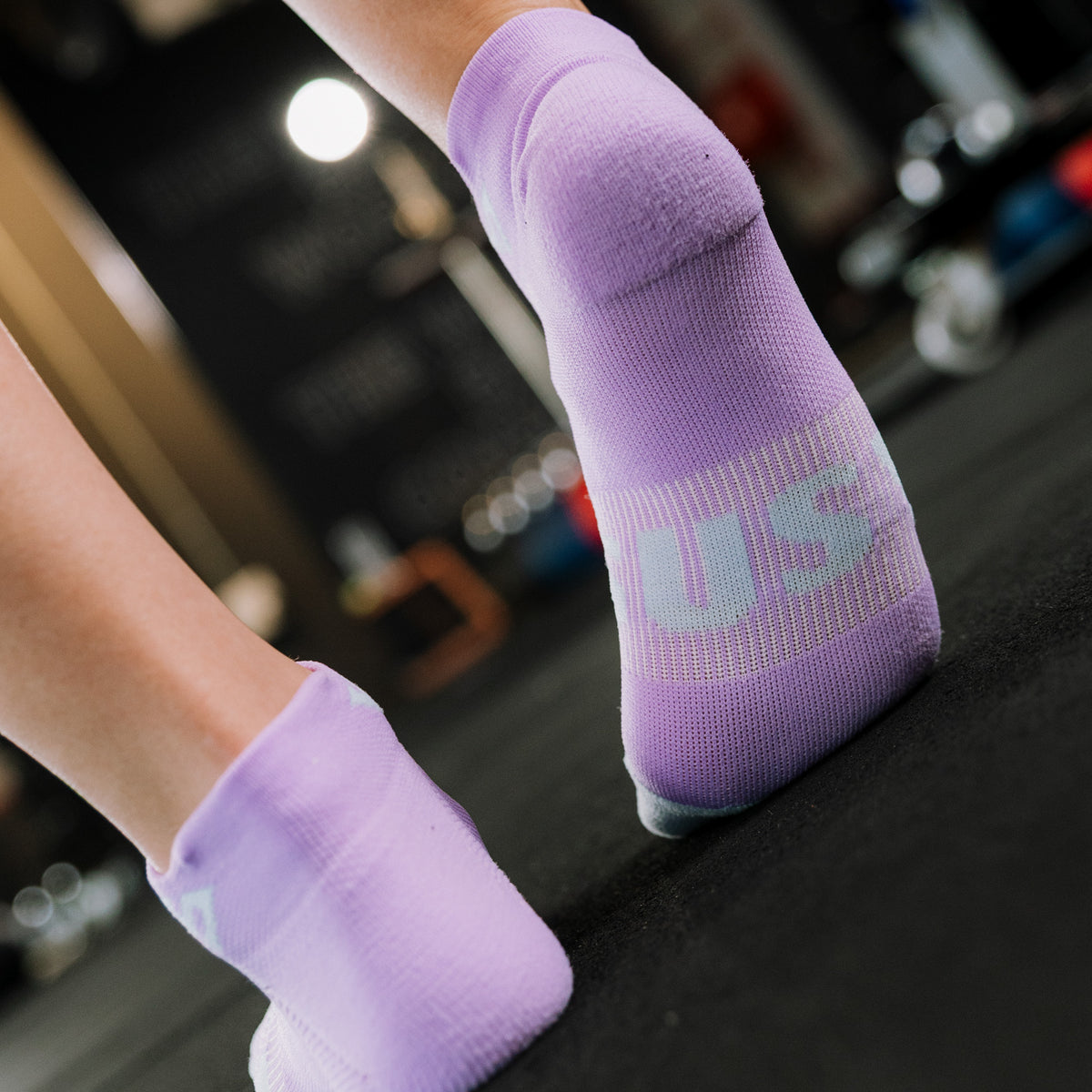 Violet Velocity Trainer Socks