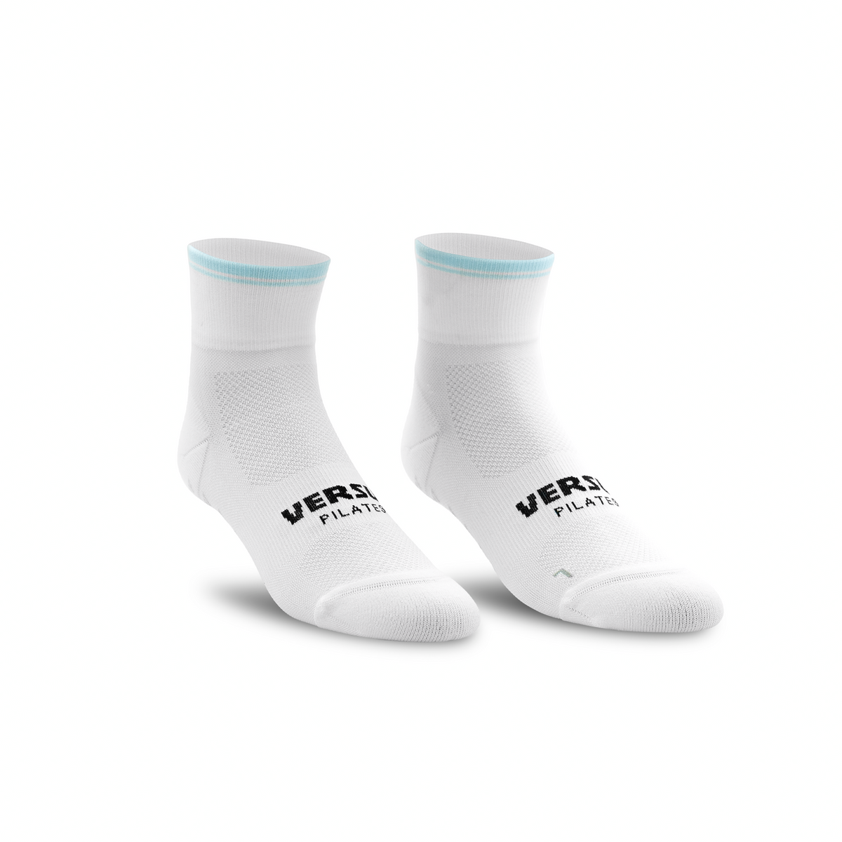 Cloud Stripe Pilates Quarter Grip Socks