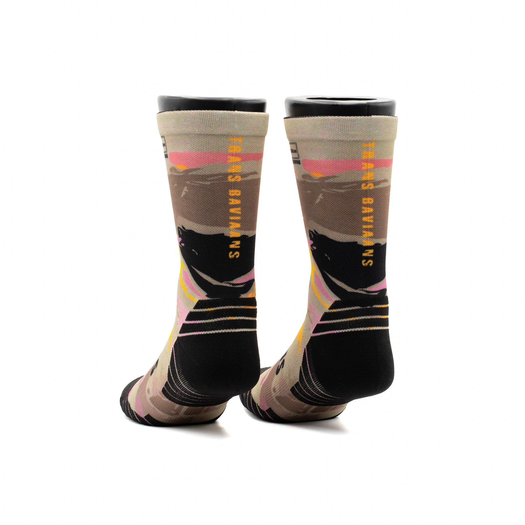 Trans Baviaans 2025 Khaki Active Crew Socks