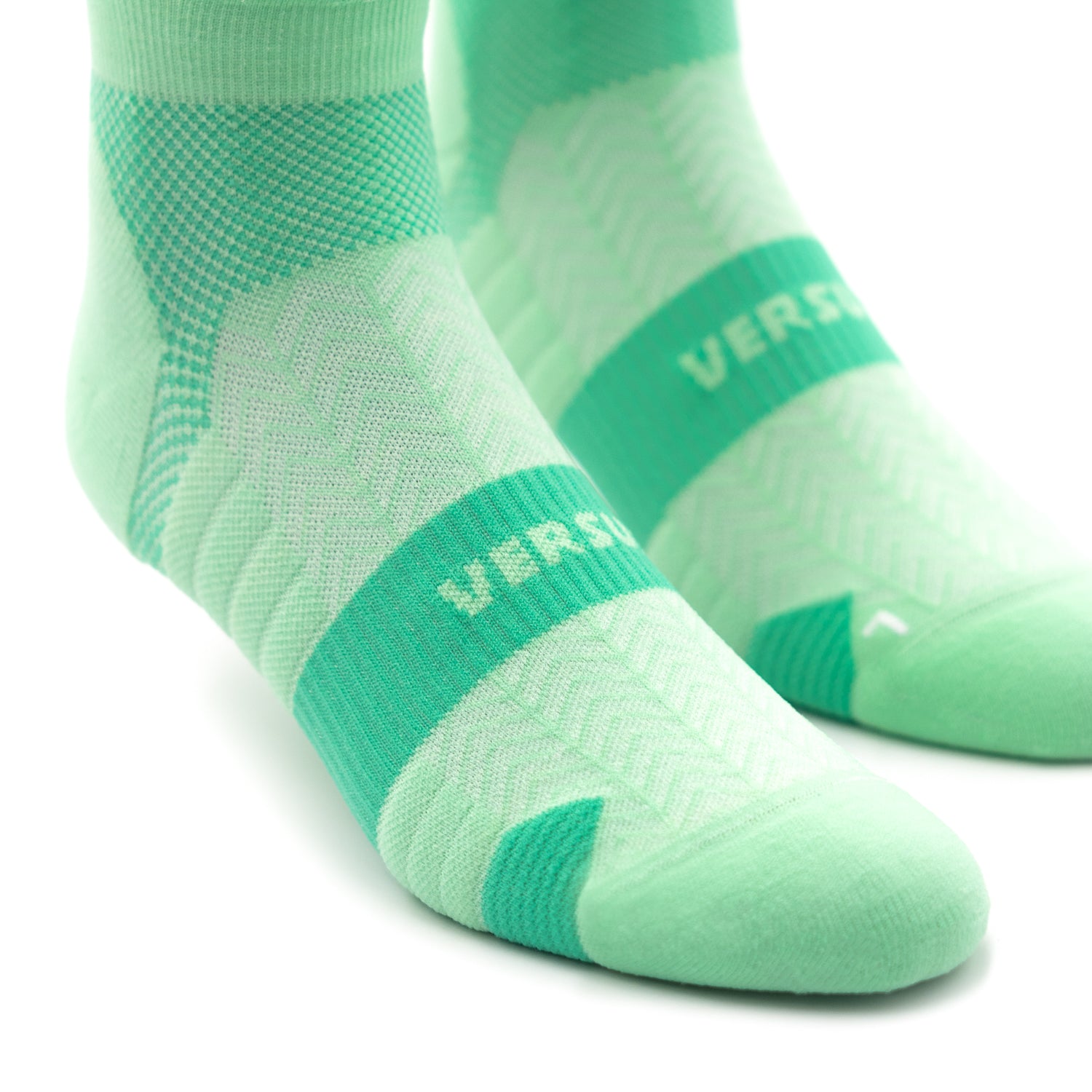 Mint Leaf Running Ankle Socks