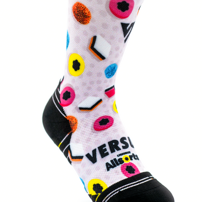 Allsorts Liquorice KIDS 2.0 Active Crew Socks