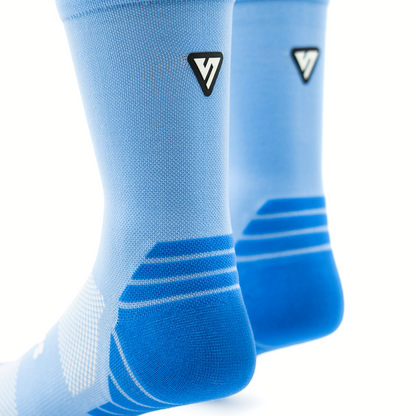 Classic Blue Active Crew Tab Socks