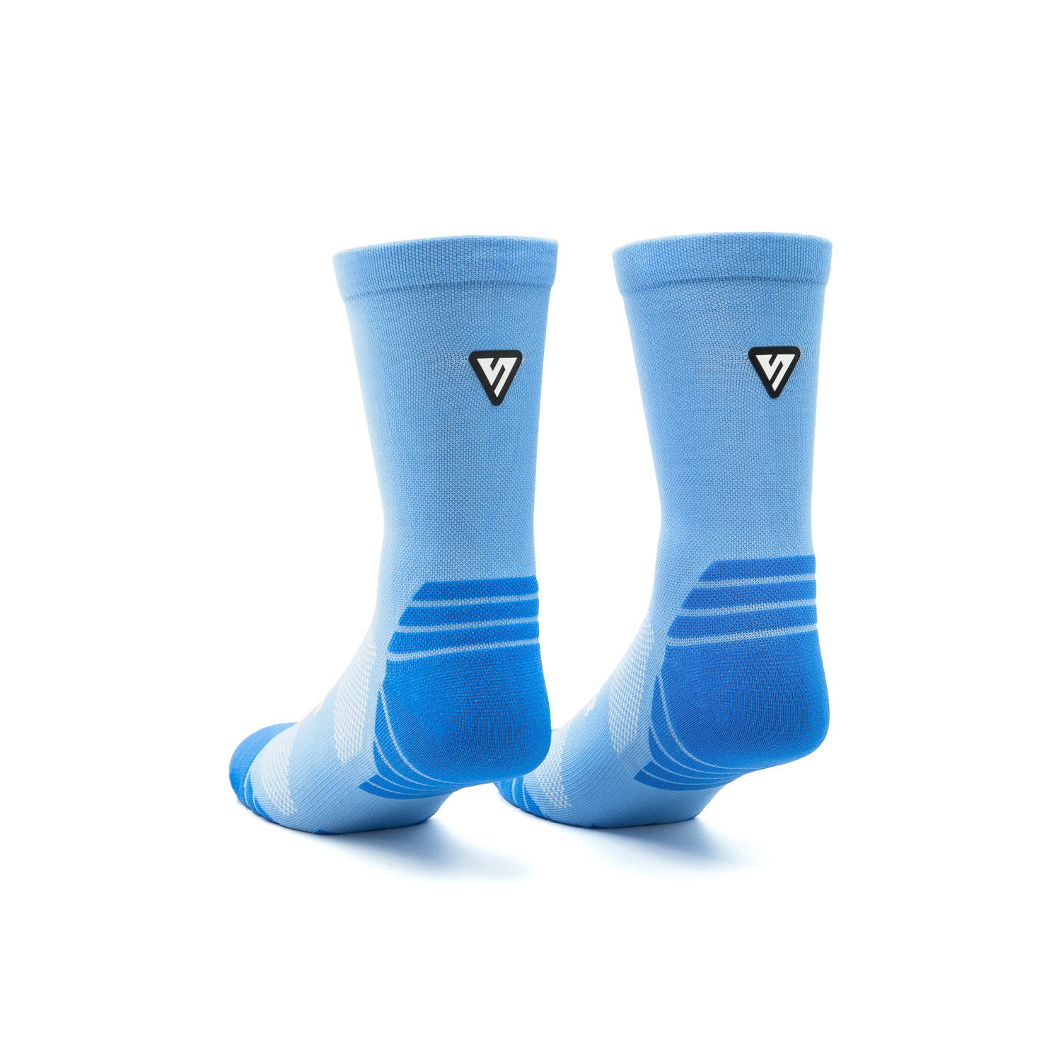 Classic Blue Active Crew Tab Socks