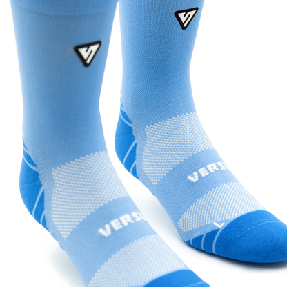 Classic Blue Active Crew Tab Socks