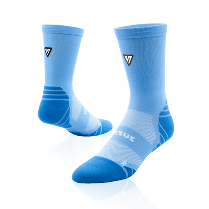 Classic Blue Active Crew Tab Socks