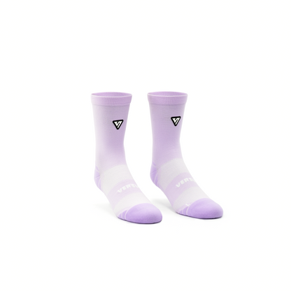 Classic Lilac Active Crew Tab Socks