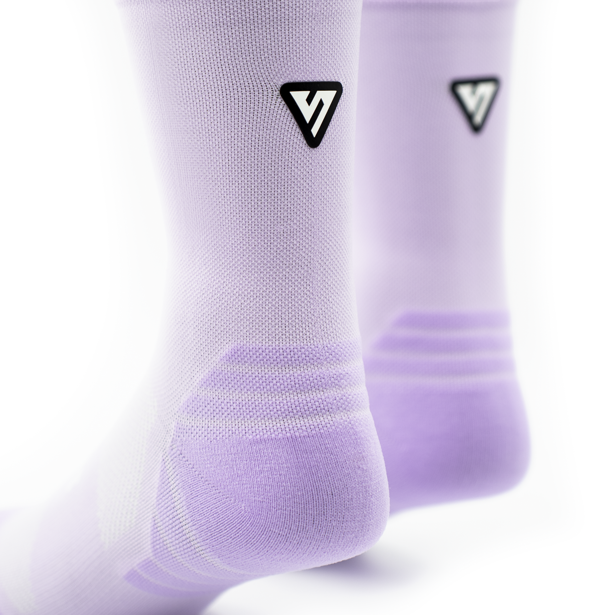 Classic Lilac Active Crew Tab Socks