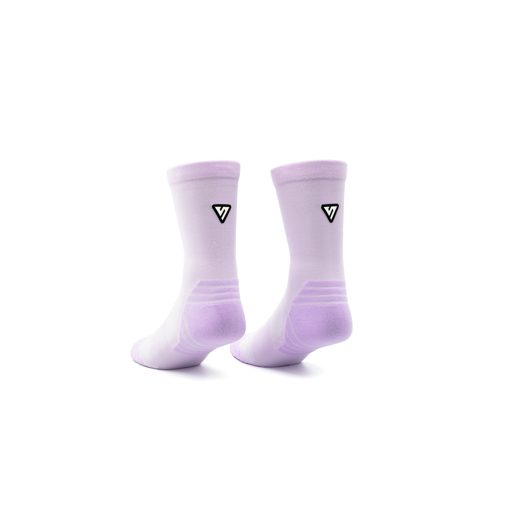 Classic Lilac Active Crew Tab Socks