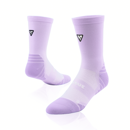 Classic Lilac Active Crew Tab Socks