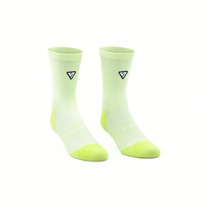 Classic Lime Active Crew Tab Socks