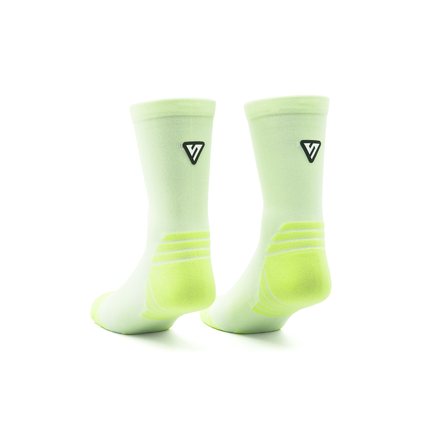 Classic Lime Active Crew Tab Socks
