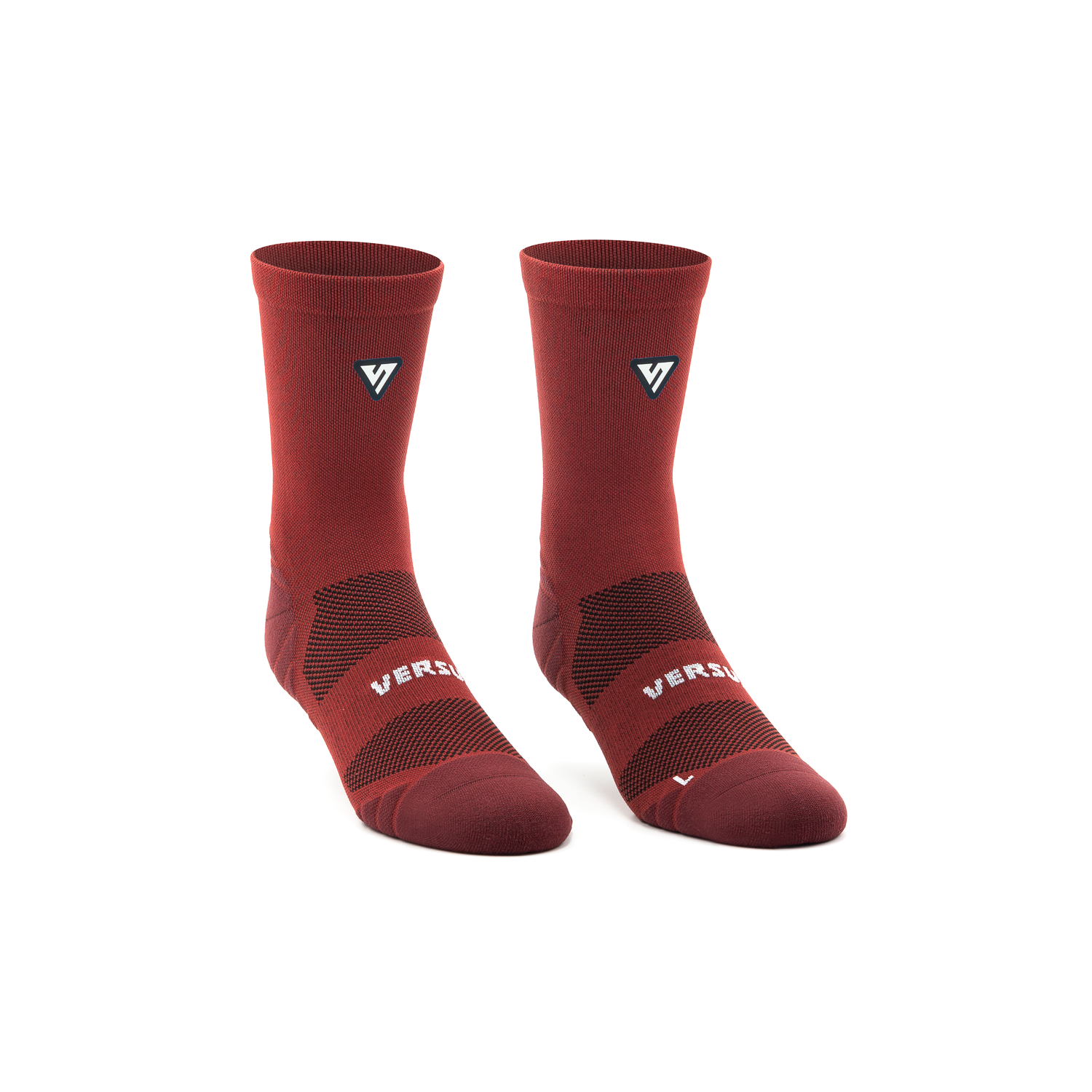 Classic Maroon Active Crew Tab Socks