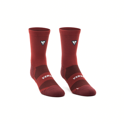 Classic Maroon Active Crew Tab Socks