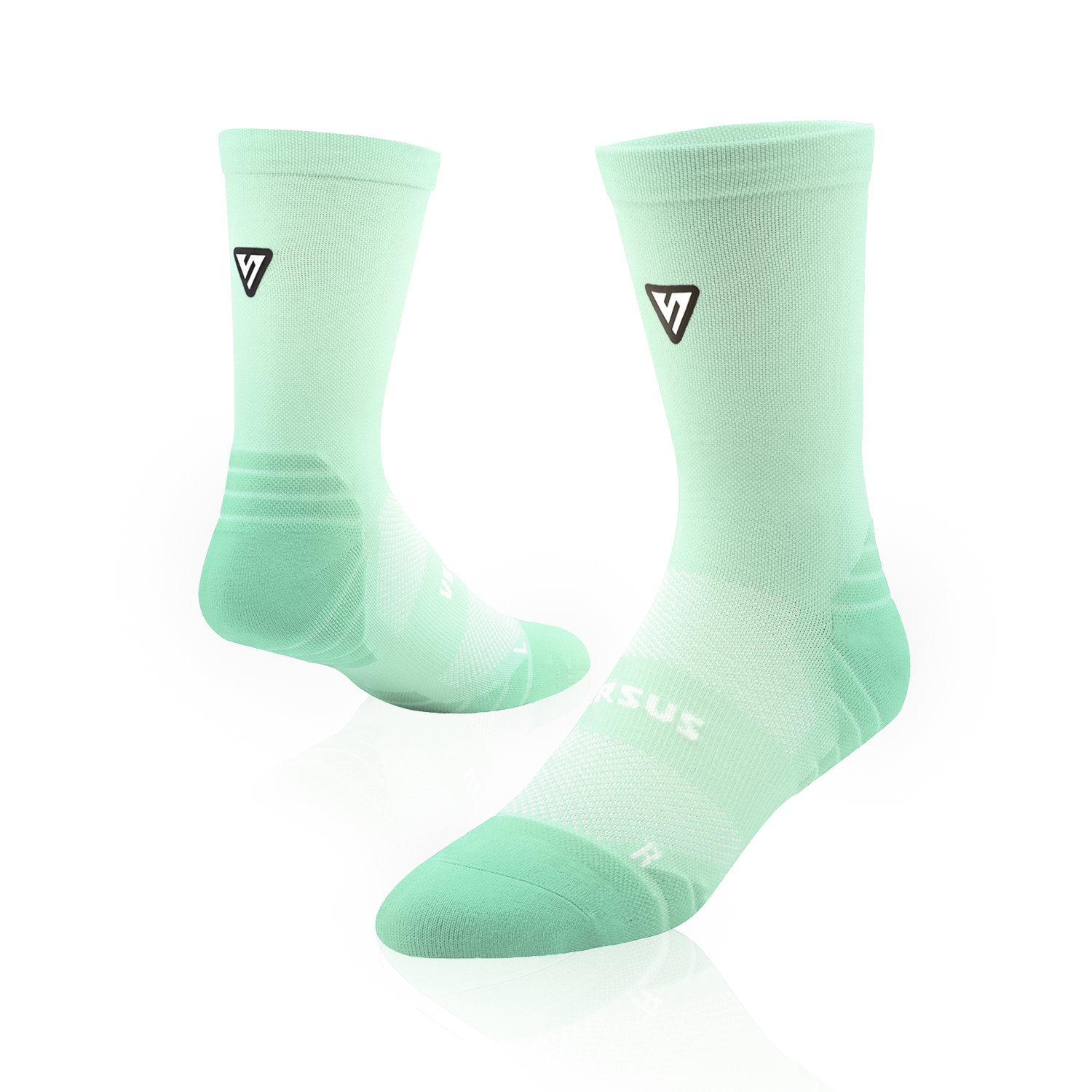 Classic Mint Active Crew Tab Socks