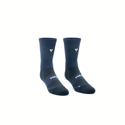 Classic Navy Active Crew Tab Socks