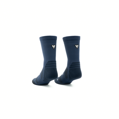 Classic Navy Active Crew Tab Socks