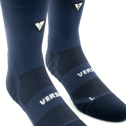 Classic Navy Active Crew Tab Socks