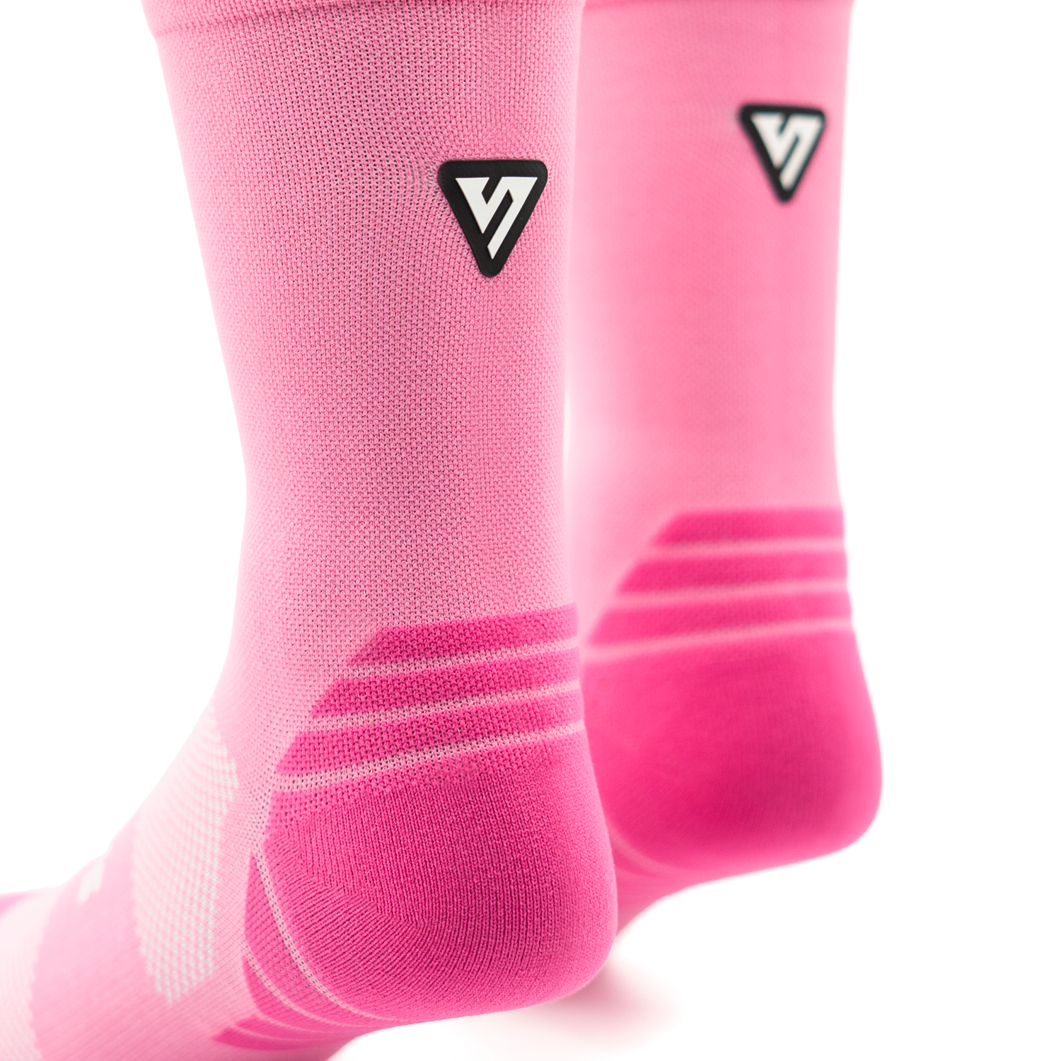 Classic Pink Active Crew Tab Socks