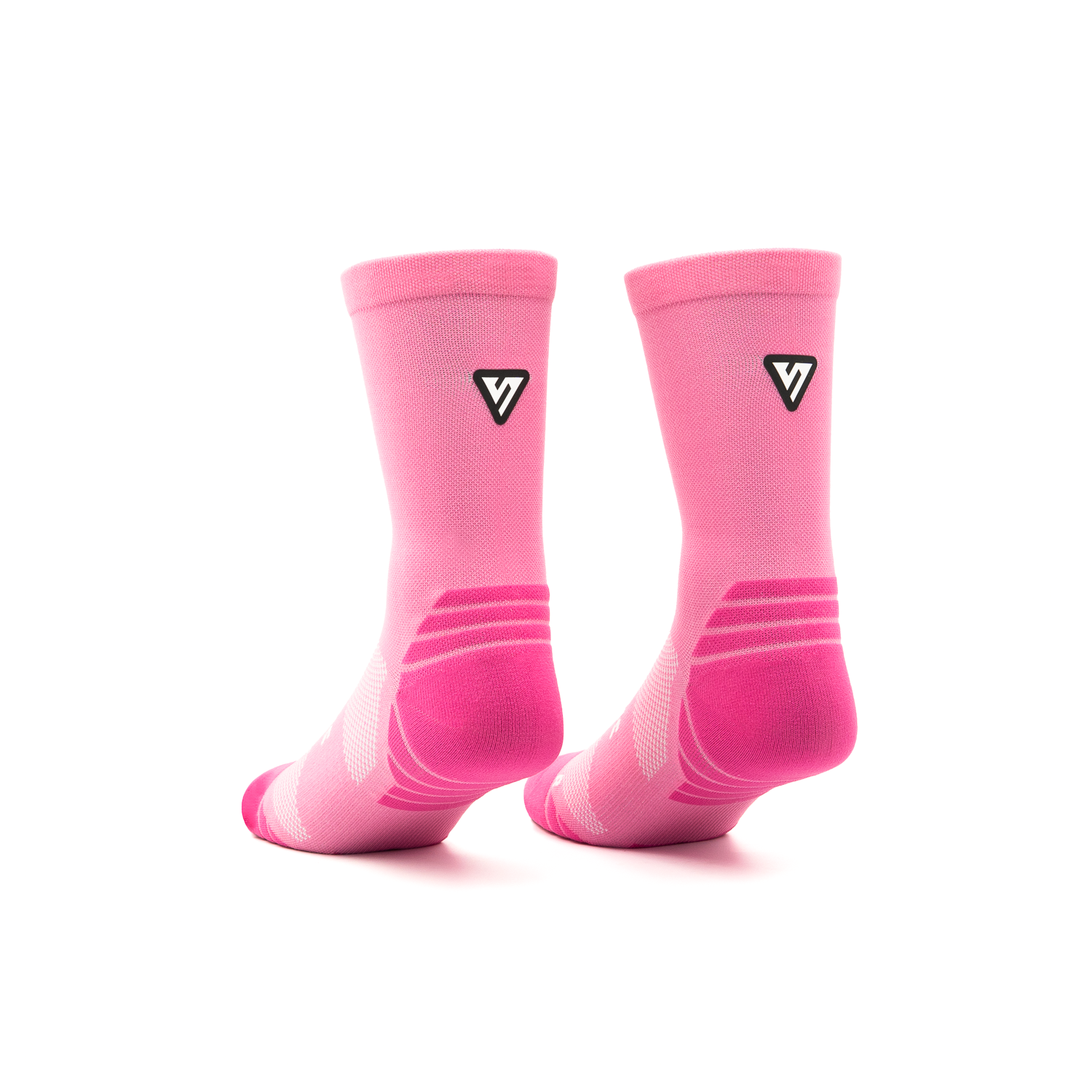 Classic Pink Active Crew Tab Socks