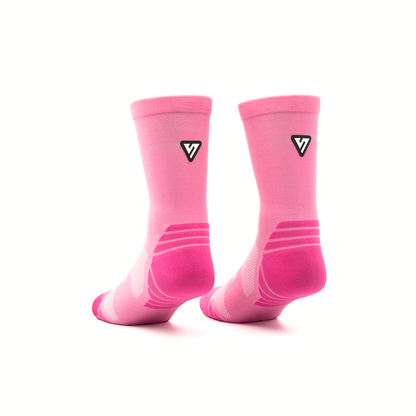 Classic Pink Active Crew Tab Socks