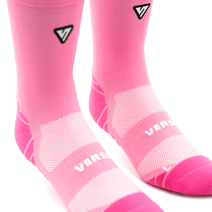 Classic Pink Active Crew Tab Socks