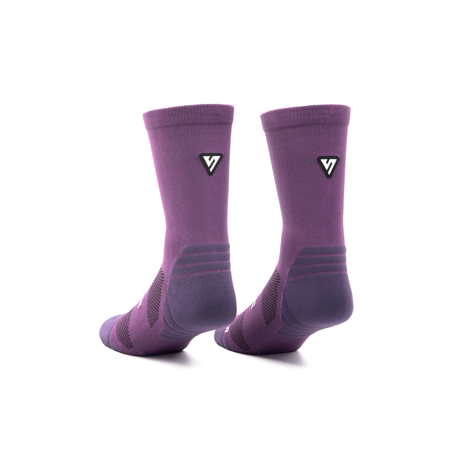 Classic Plum Active Crew Tab Socks