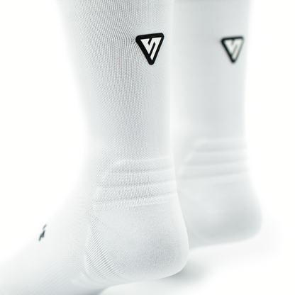 Classic White Active Crew Tab Socks